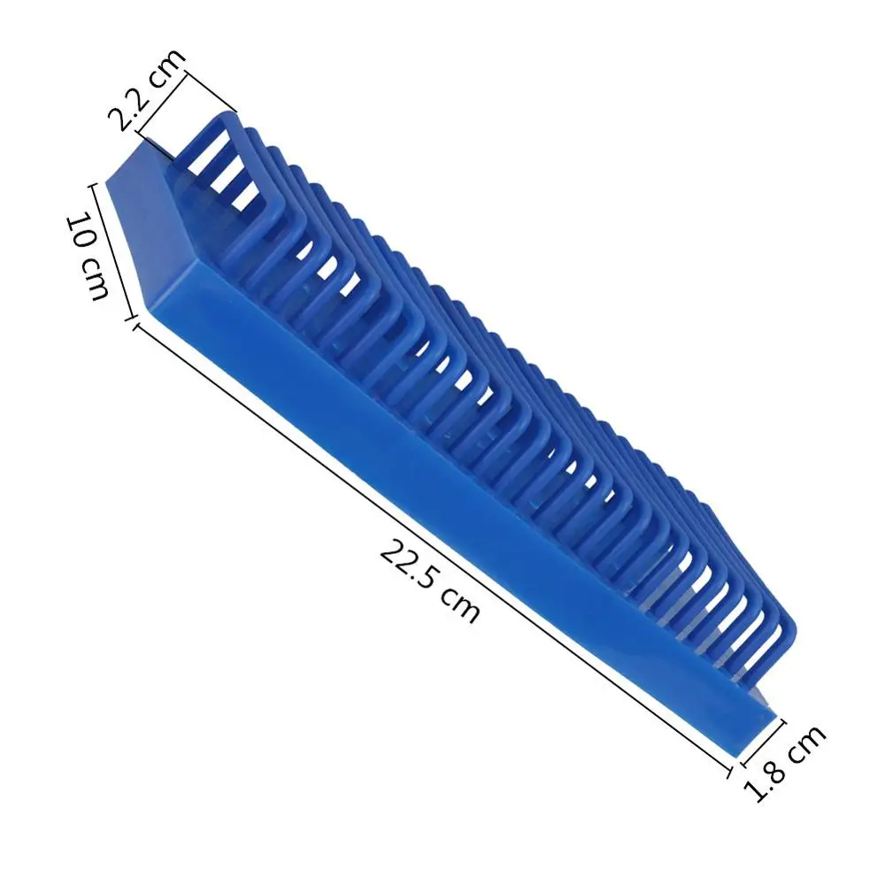 1Pc Glass Slide Drain Rack Electrophoresis Gel Glass Plate Drying Holder Biological Pathology Microscope Bio Slice Slot Holder glass slide drain rack