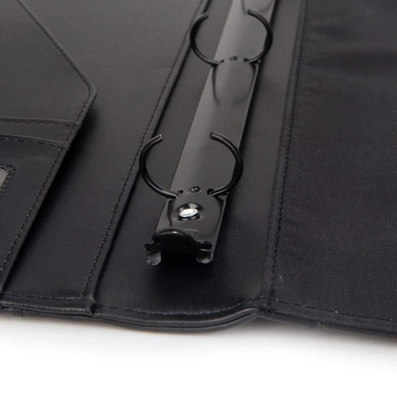 A4 Вегетарианская кожа 3 кольца Портфолио Биндер бизнес Биндер Padfolio с блокнотом для интервью и бизнеса