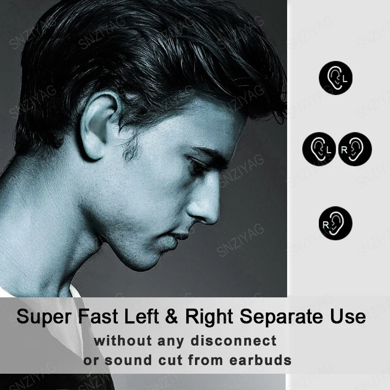 Günstig Neue i9000 TWS Drahtlose Kopfhörer Air 2 Mit Reverse magnet Lade Fall Bluetooth 5,0 Earbuds Kopfhörer PK i500 i2000 i5000 TWS