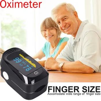 

Blood Oxygen Monitor Finger Pulse Oximeter Oxygen Saturation Monitor Fast Shipping Within 72 Hours (Without Battery) Dropship