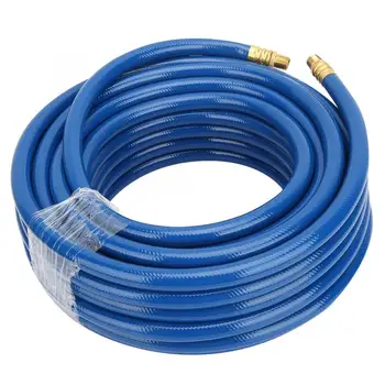 

silicone tube 15M Blue Flexible Pneumatic PVC Hose with Quick Connector for Air Compressor Sensor line tube
