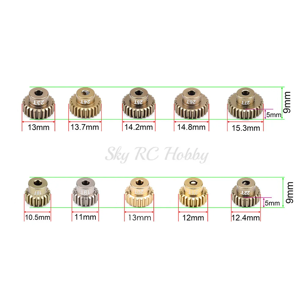 Металлическая Шестерня 48P с зубчатой передачей 92T 85T 80T 18T 19T 20T 21T 22T 23T 24T 25T 26T
