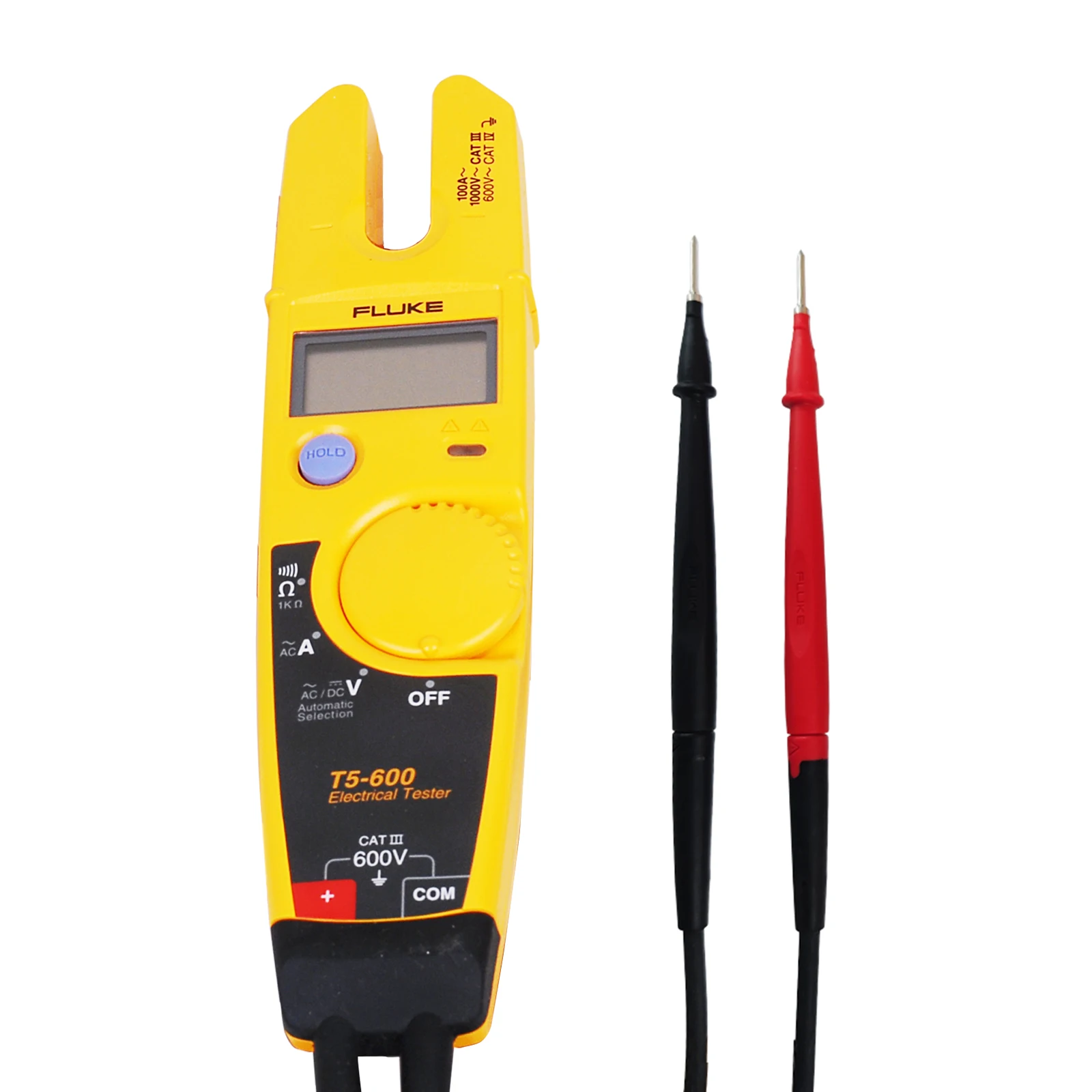 Fluke T5-600 Clamp Meter Tester Elettrico Di Corrente Di Continuità Con Corrente