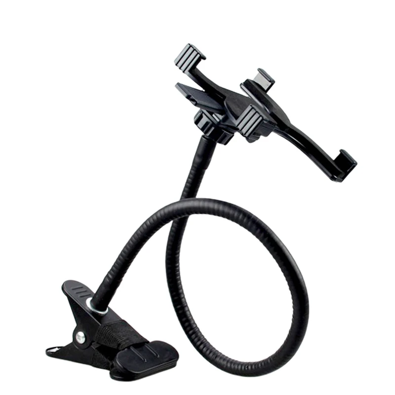 

For M- Phone ipad 7-10.1inch Tablets Holder Support Portable Flexible Desk 360 Gooseneck Mount Metal Stand Automobiles Use