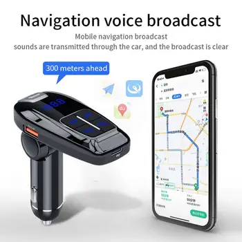 

BC59 Car Mp3 Player Fm Adapter Universal Fm Transmitter Bluetooth Handsfree Dual USB for Music Receiver Stereo