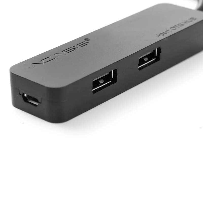 Acasis USB HUB 4 Port USB 2.0 Splitter Switch with Micro USB Charging Port for iMac Computer Laptop Accessories OTG HUB USB