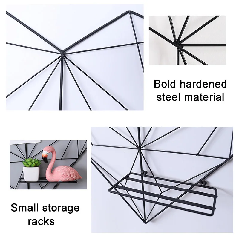 Любовь в форме сердца железная стойка для хранения Настенный фото открытка металлические сетки держатель для хранения J99Store