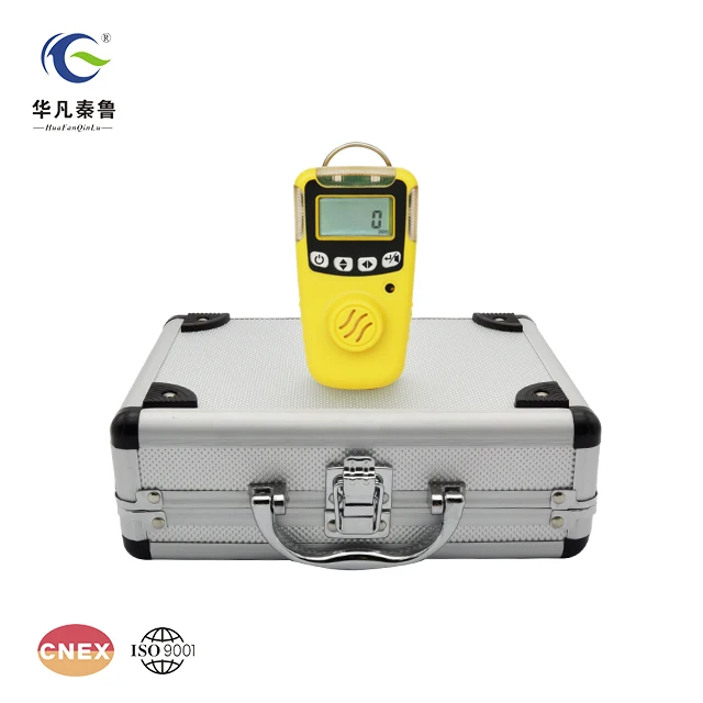 

Portable battery operated ozone gas detector monitor