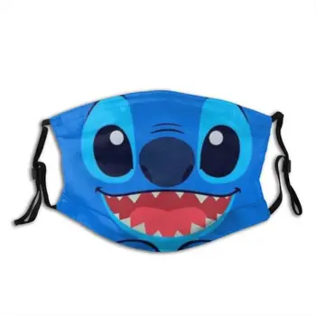 

Dust Mask With Filter Cartoon Pattern Face Mouth Mask Cute Print Mouth Mask PM2.5 For Adult Child Adjustable