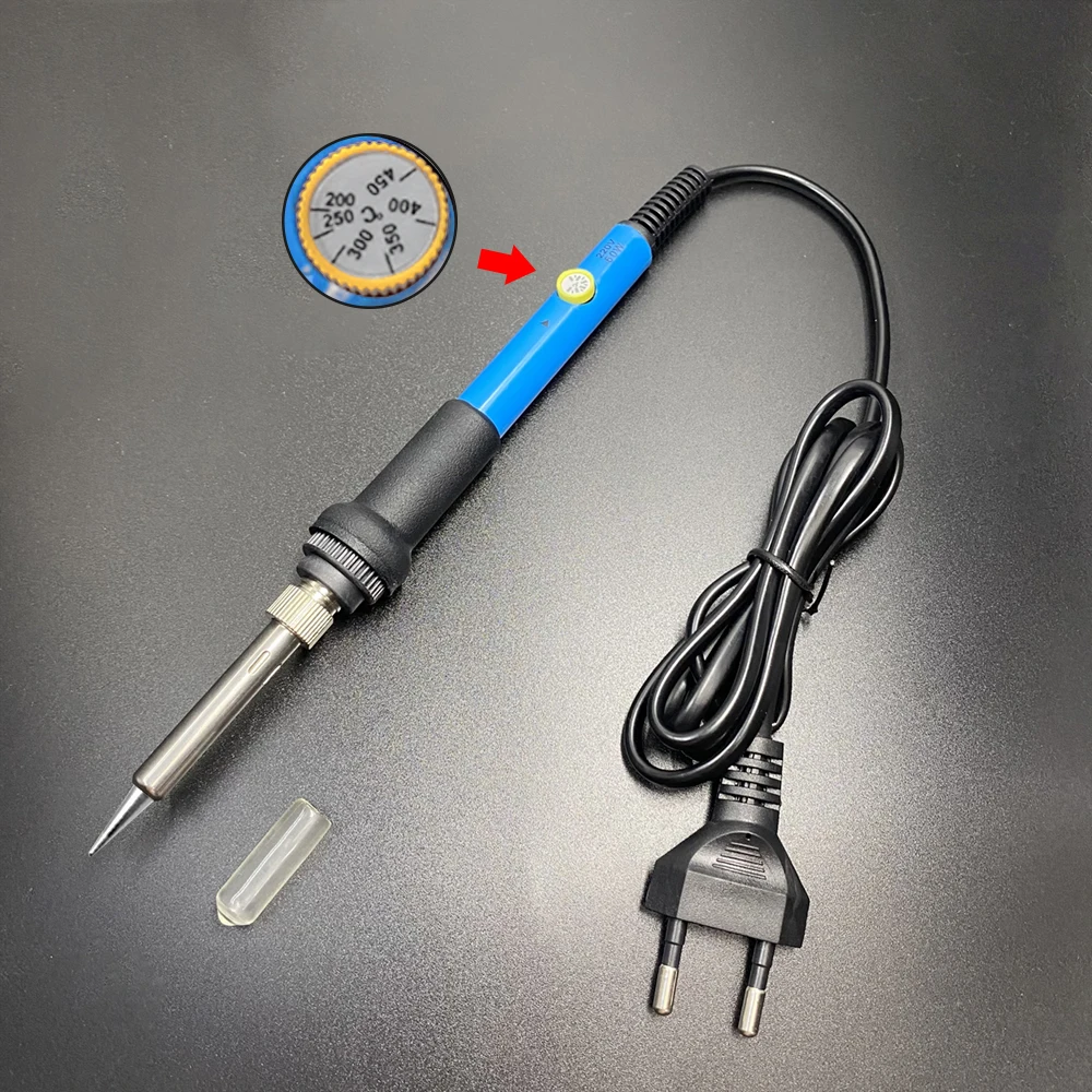 arc welders Soldering Iron 60W/80W Adjustable Temperature Electric Solder Iron Rework Station Mini Handle Heat Pencil Welding Repair Tools best soldering iron for electronics