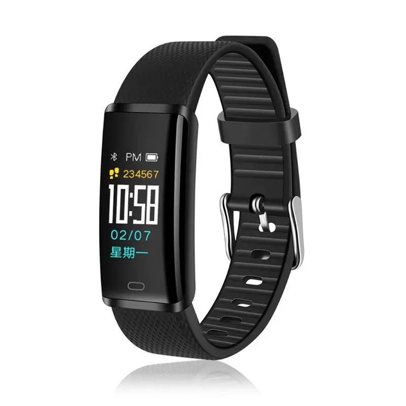

R9 Smart Bracelet HeartRate Monitor MultiSport Pedometer Fitness Tracker Message Push IP67 Waterproof Smart Wristband