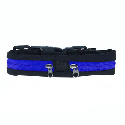 blue1 Поясная Сумка модные Полиэстеровые расширяемые карманы для пробежек, с защитой от пота поясные сумки для женщин - Цвет: blue1