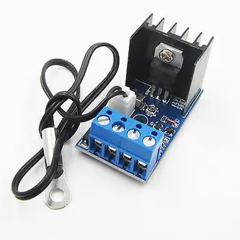 

DC 12V 1A Automatic PC CPU Fan Temperature Control Speed Controller + Sensor