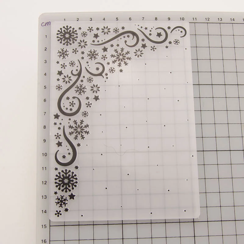 Corner Snowflake Embossing Folder 02