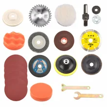 21 шт./компл. электрическая дрель преобразования угловая шлифовальная машина полировка колеса замена