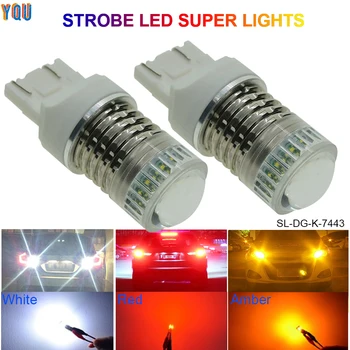 

LED T20 W21/5W 7443 Light Bulb Auto Car Luces Para Interior Lights Lamp Luz Voiture Carro Coche Automotivo Lighter Accessories