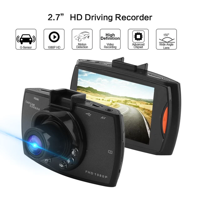 $US $11.39 Car DVR Camera Full HD 1080P Dashcam Car Camera Recorder Video Night Vision Camcorder G-Sensor 170 