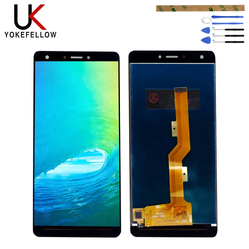 

Wei LCD Display For Tecno Boom J8 LCD Display Digitizer Complete LCD Screen With Touch Sensor Assembly