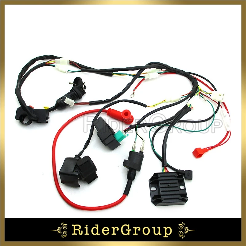 Zongshen 190cc жгут проводов выключатель ключа комплект зажигания CDI для 2 клапанов с