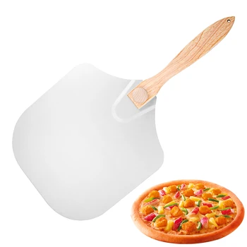

Chef Folding Lifter Bread Oven Transfer Spatula Home Kitchen Baking Tool Cake Shovel Wood Handle Pizza Peel Paddle Non Stick