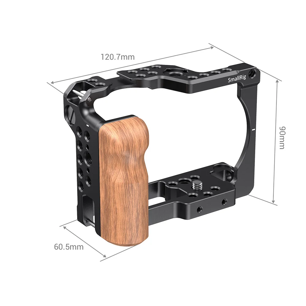 Клетка SmallRig с деревянной ручкой для камеры SIGMA fp клетка с холодным башмаком крепление для видеосъемки комплект-2518