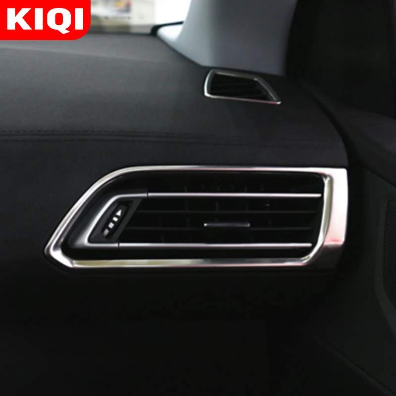Kiqi 4 шт./компл. спереди Кондиционер Vent защитная накладка Стикеры подходит для peugeot 408- Accessiories FR