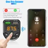 JINSERTA Bluetooth 5.0 FM Transmitter Car Kit MP3 Modulator Player Wireless Handsfree Audio Receiver Dual USB Fast Charger 3.1A ► Photo 2/6