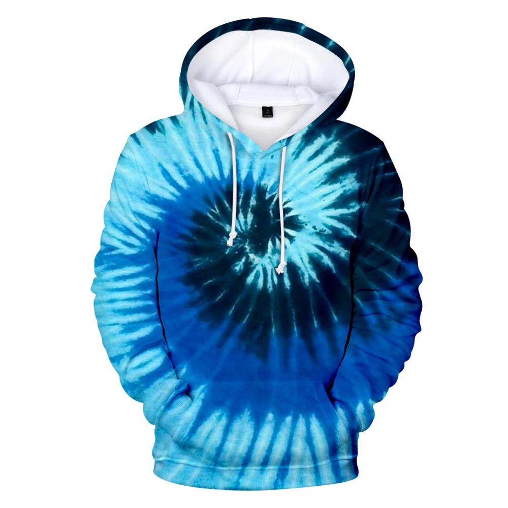 New 2019 Autumn Tie dyeing print Hoodies printed Hooded Tops printting Sweatshirt