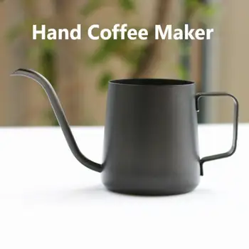 

250ML Thick Coffee Tea Hand Pot Food Grade Stainless Steel Gooseneck Drip Kettle Swan Neck Mouth Coffee Pot Kitchen Accessories
