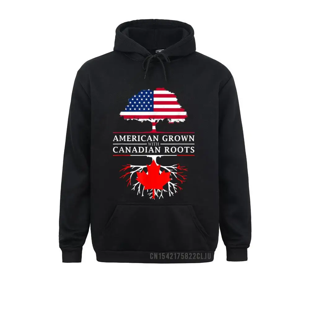 American Grown with Canadian Roots - Canada T-Shirt__97A2286 Sweatshirts Long Sleeve 2021 Discount Women Mother Day Hoodies Classic Hoods  American Grown with Canadian Roots - Canada T-Shirt__97A2286black