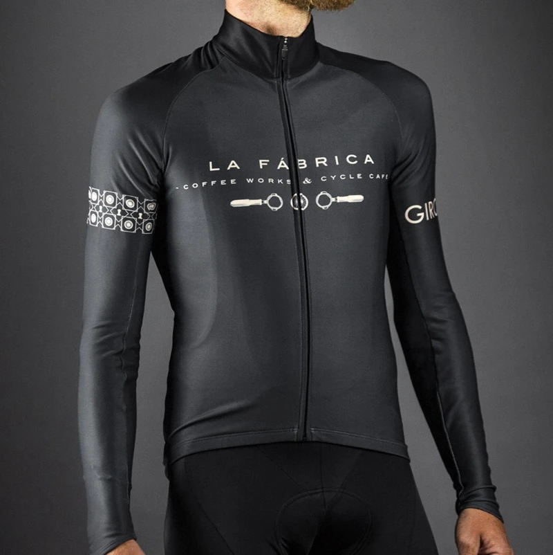 New Jersey outdoor winter cashmere production long-sleeved cycling clothing men's outdoor sports jacket