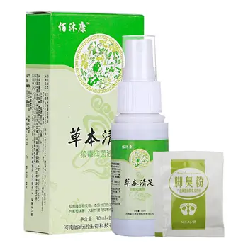 

Herbal Foot Spray Antibacterial Deodorant Powder Anti Itch Sweat Feet Liquid