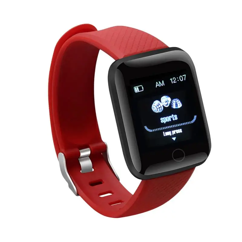 Смарт-часы-браслет 116 плюс Bluetooth Смарт-часы HeartRate Монитор артериального давления фитнес-трекер
