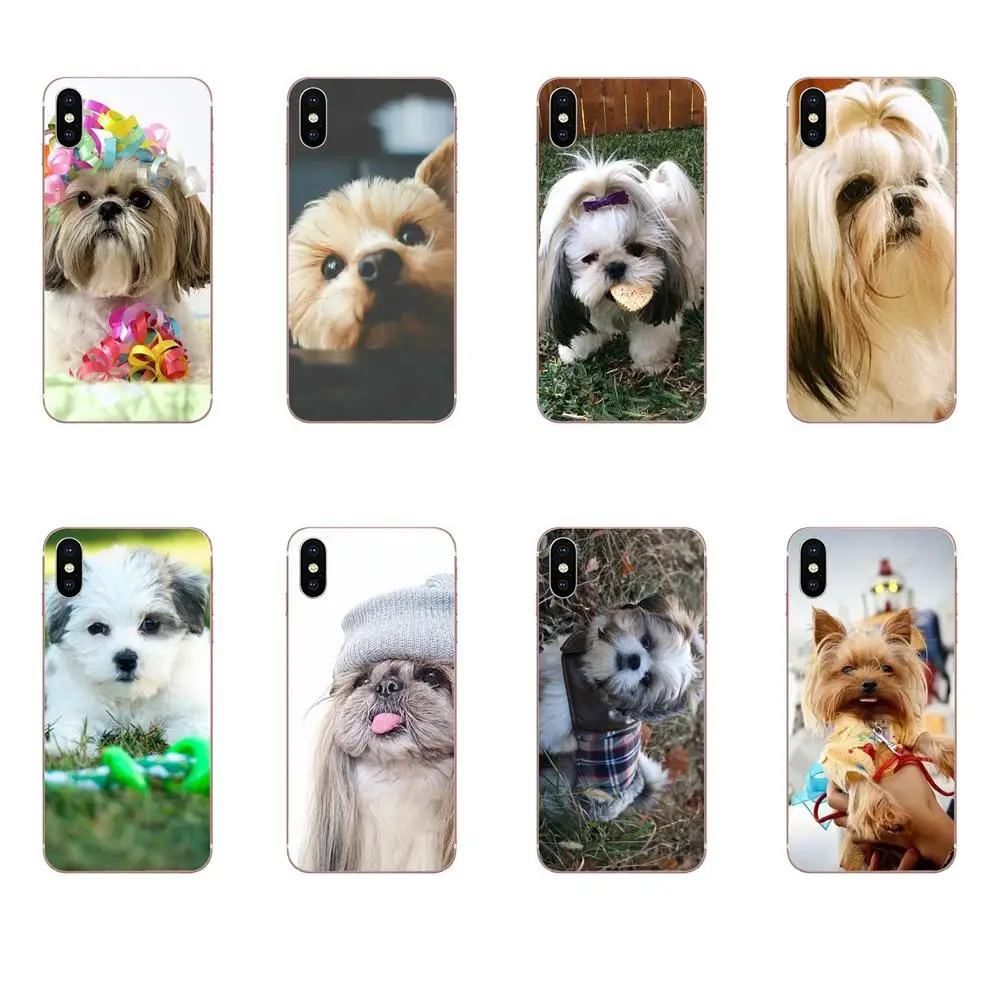 For Huawei Honor Nova Note 5 5I 8A 8X 10 Pro 9X Moto G G2 G3 G4 G5 G6 G7 Plus TPU Shih Tzu Shitzu Dog Puppy Puppies | Мобильные