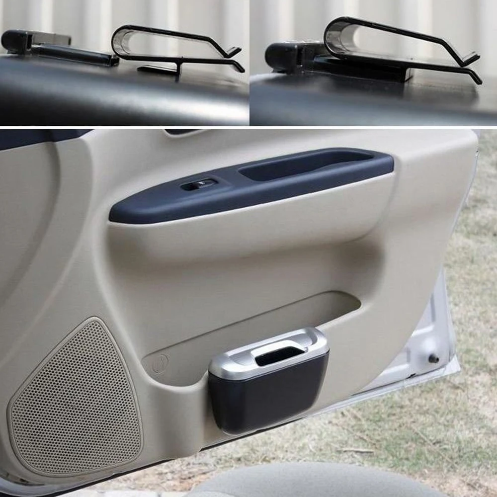 

Mini Car Auto Rubbish Dustbin Trash Can Garbage Dust Case Box Car Storage Case Car Trash Bin Car Accessories