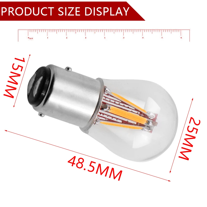 1 шт. 1156 P21W BA15S 1157 BAY15D COB светодиодный чип накаливания автомобильные тормозные огни автомобильная лампа заднего хода парковочная лампа 12 В красный белый желтый