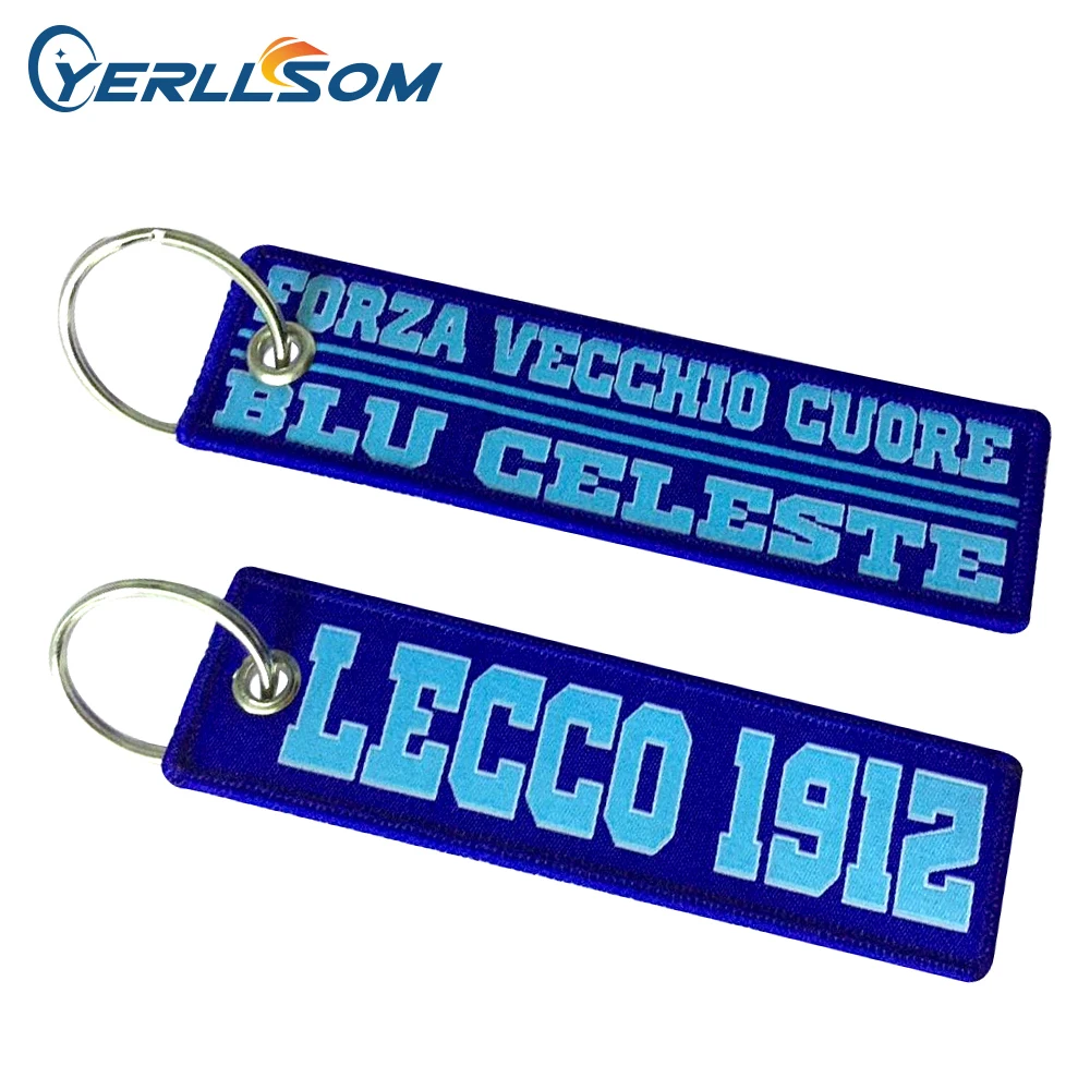 

YERLLSOM 1000PCS/Lot High Quality Wholesale Cheap Twill Promotion Machine Embroidery Custom Woven keychain YS19081501