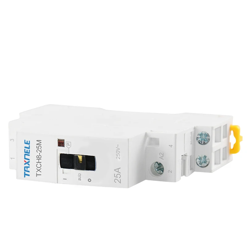 Американская классификация проводов 2р 16A 20A 25A 220 V/230 V 50/60 Гц бытовой Din rail AC модульный контактор ручной Управление дома контактор переменного тока 2NO 2NC 1NO1NC