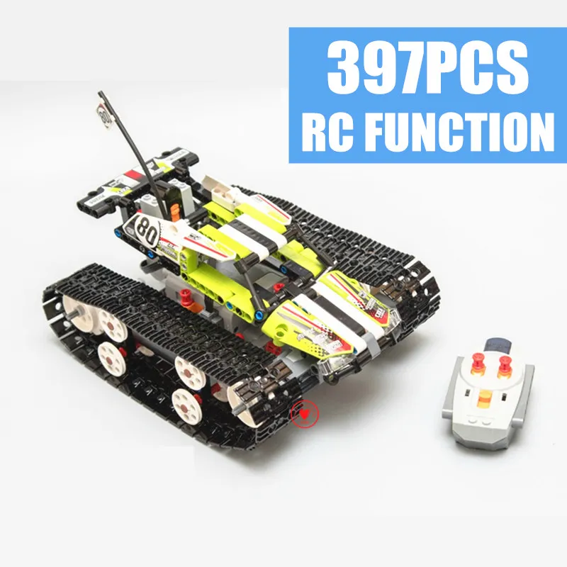 

New RC Tracked OFF ROADER Fit Legoings Technic Car Motor Power Functions City Building Blocks Brick Kid Gift