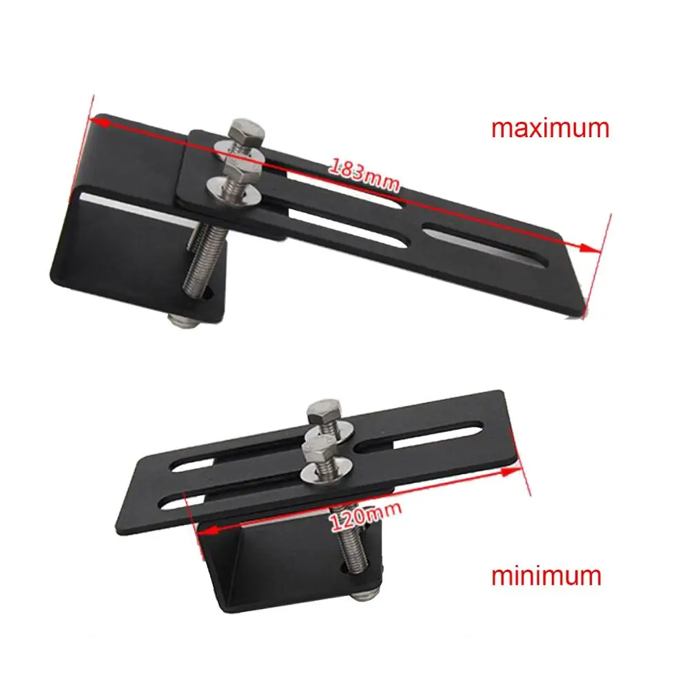 1pair Universal Car Suv Roof Rack Led Light Bar Mounting Bracket Offroad  Driving Work Lamp Clamp Holder Auto Pickup Accessories - Roof Racks & Boxes  - AliExpress