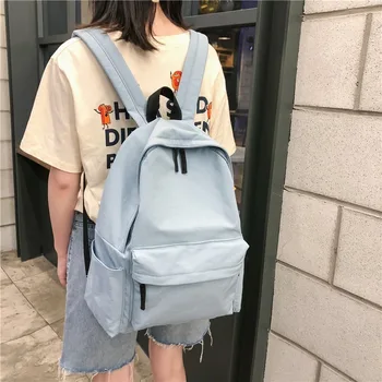 

Backpack ladies fashion nylon anti-theft casual backpack student bag large capacity backpack