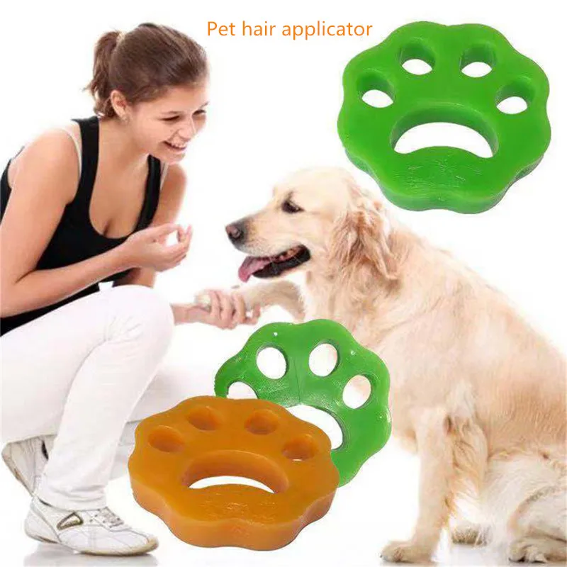 

2pcs Pet Hair Applicator Cat Dog Fur Lint Hair Remover Clothes Dryer Washing Machine Accessories Reusable Laundry Cleaning Ball