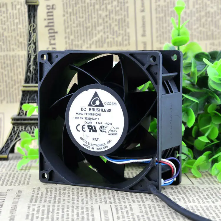1 шт. DELTA 9 см 9238 24V 1.74A PFB0924DHE Бесплатная доставка|Автоматизация зданий| |