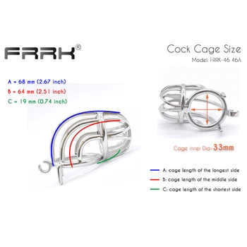 SXXY Curve Chastity Cage Metal Penis Rings Stainless Steel Bondage Belt for Male BDSM Stealth Lock Cock Device Sex Toy for Men 3