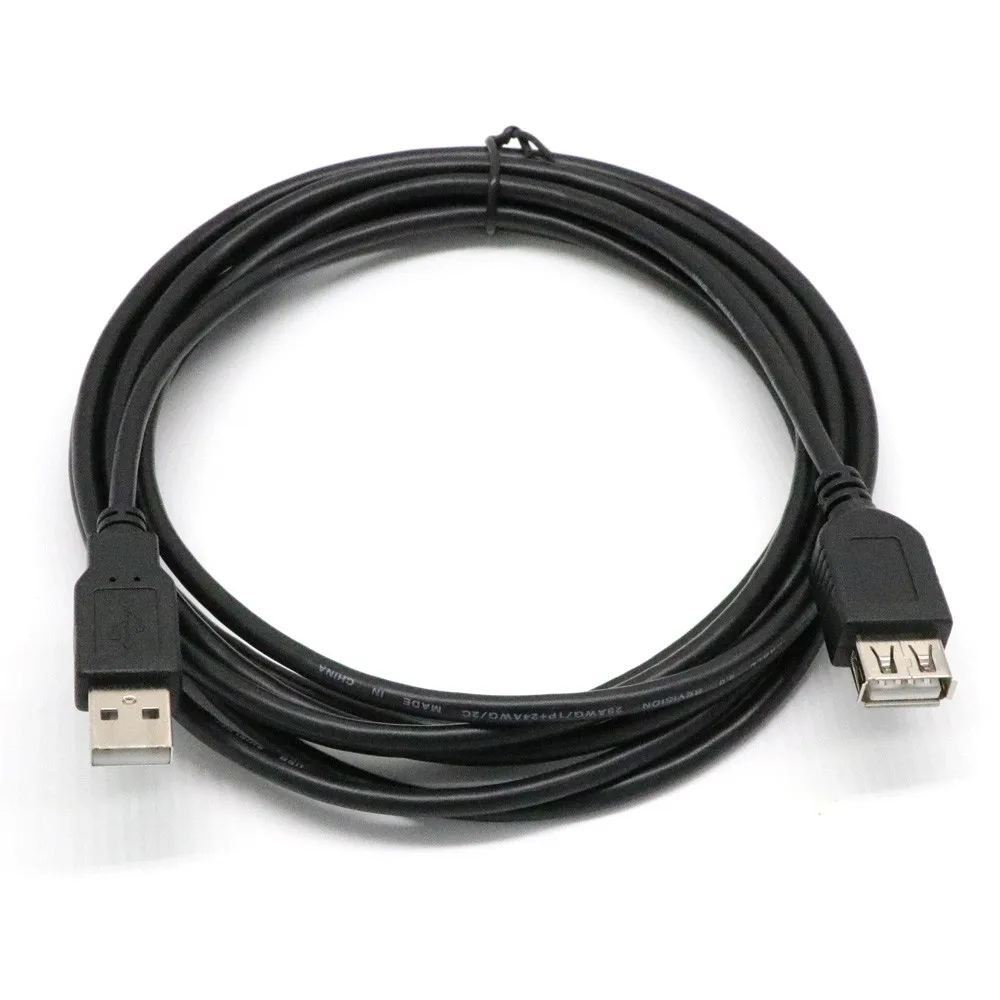 EPULA 3 м USB 2 0 свинцовый Удлинительный кабель жила штекер к женскому 480 Мбит/с