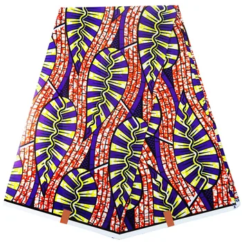 

2020 dutch Ankara wax prints African block veritable wax prints fabric pure cotton 6 yards