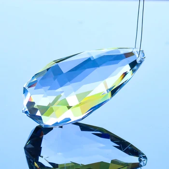 

Clear Drops Crystal Prisms Suncatcher Chandelier Crystals Pendants DIY Hanging Ornament Home Decoration Lighting Accessories