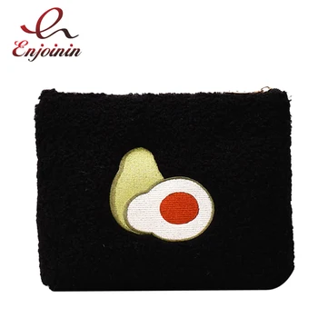 

Soft Embroidered Avocado Fashion Casual Girl's Clutch Bag Envelope Bag Crossbody Bag Chain Purse Handbags Women Shoulder Bag