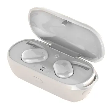 

Binaural In-Ear Mini Instant Earphone Wireless Portable Headset With Charging Compartment Headphone