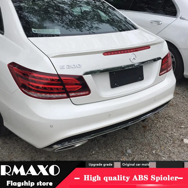 Спойлер для W212 W207 2008 2015 Mercedes Benz E class coupe ABS пластик Материал заднее крыло